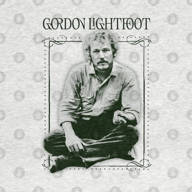 Gordon Lightfoot == Retro Style Fan Design by DankFutura